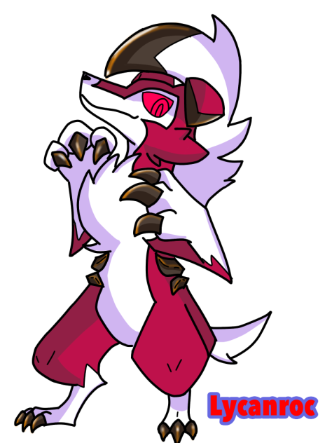 ルガルガン夜 Ibispaint