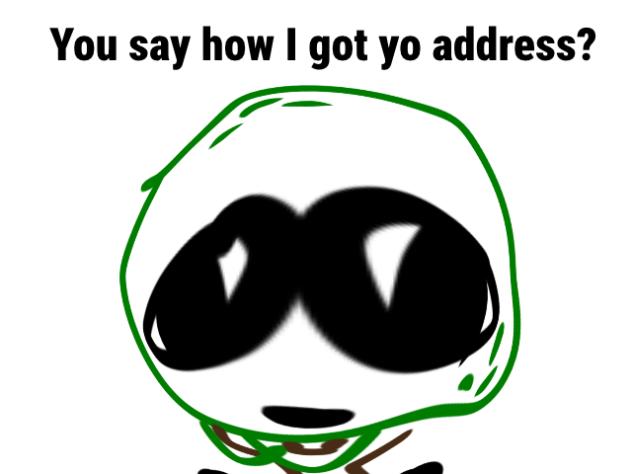 How I got yo address