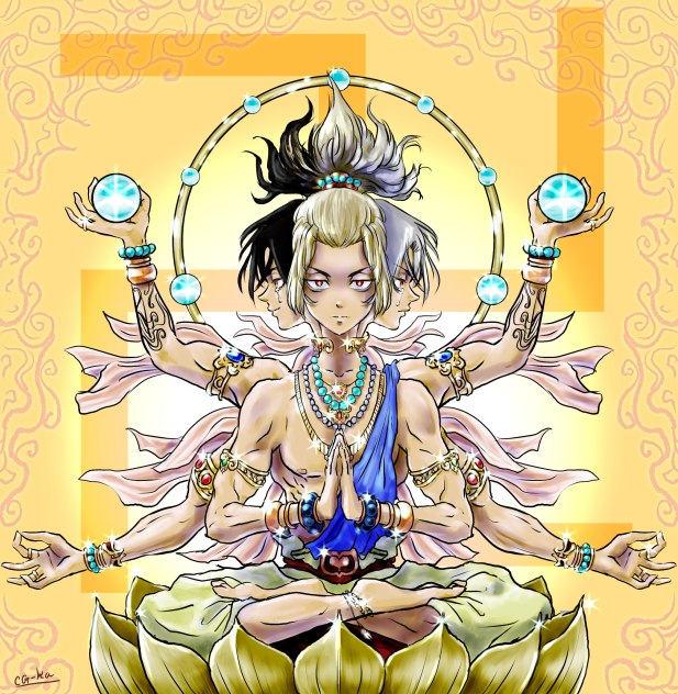 マイキーは阿修羅かもね Ibispaint