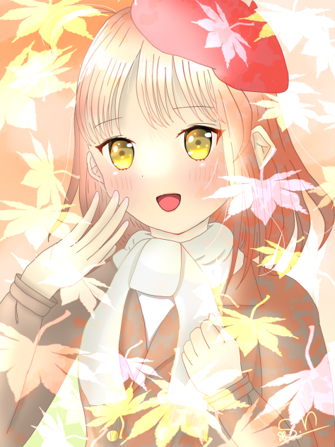 金のもみじ