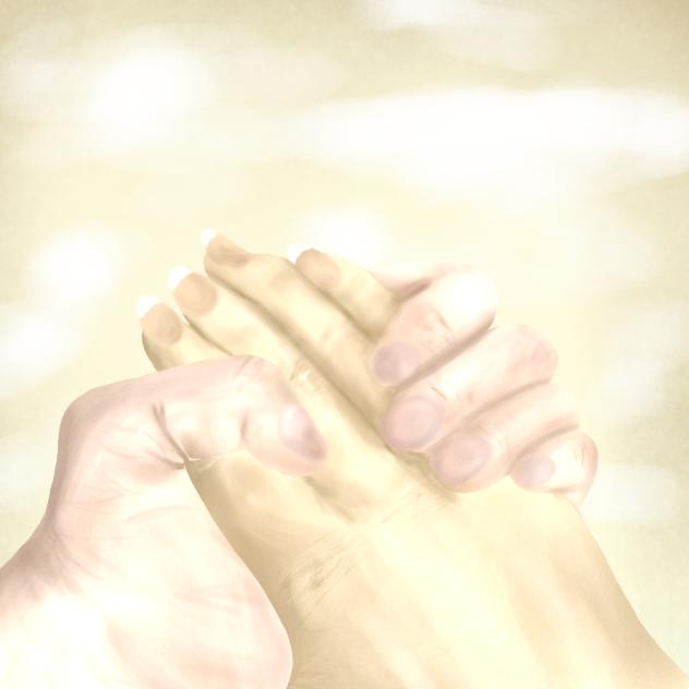 Angeles Hand Sign An Angel's Hand - ibisPaint