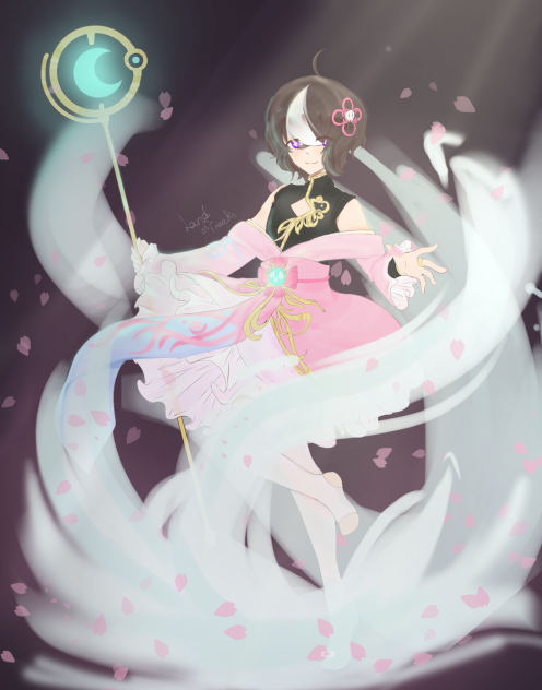 If my oc was in Genshin impact