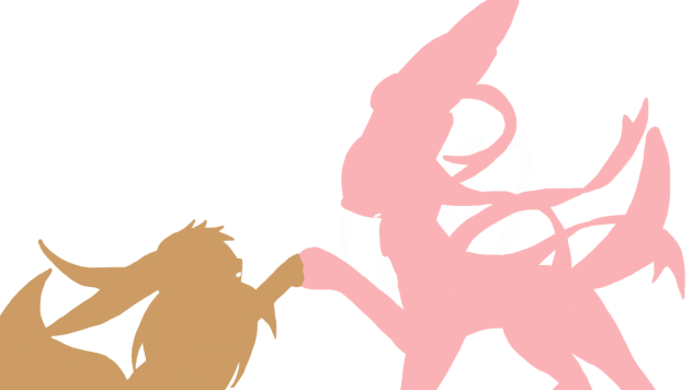 イーブイとニンフィア