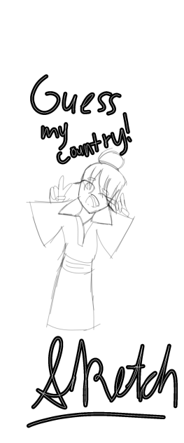 guess my country sketch!