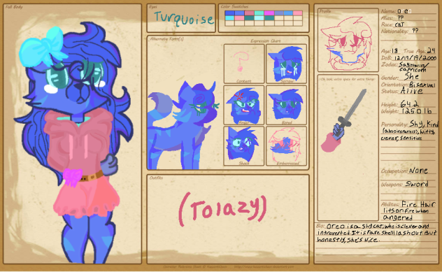 Oreo reference sheet WIP - ibisPaint