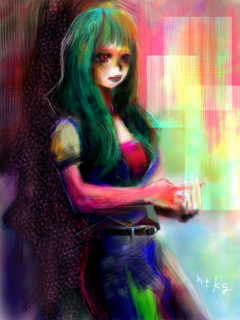 待つ女