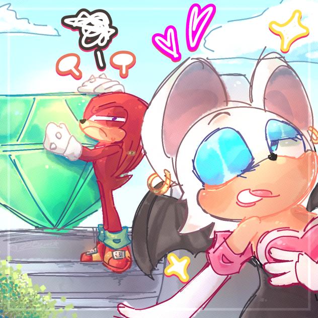 knuxouge (´_ゝ`)🤍❤️