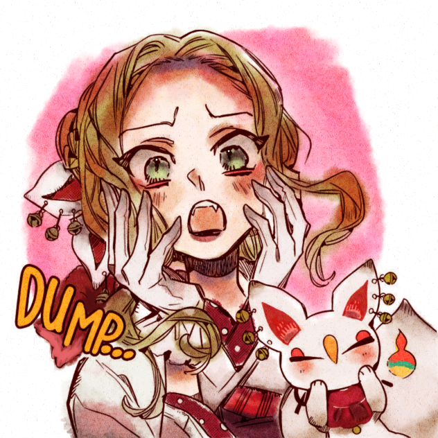 Yako coloring+watercolor test