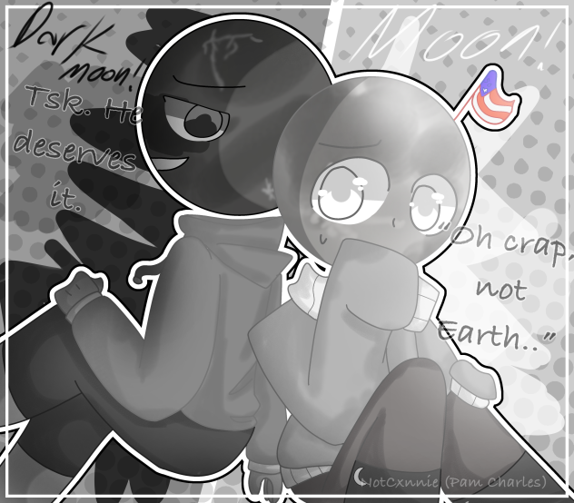 Bright and Dark moon!!