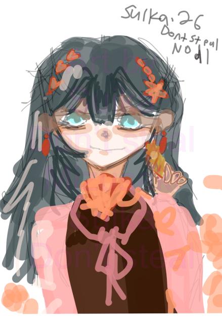 (Last 13 art❓) crimselia Dtiys entry