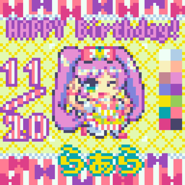 【ドット絵】真中らぁら【プリパラ】
