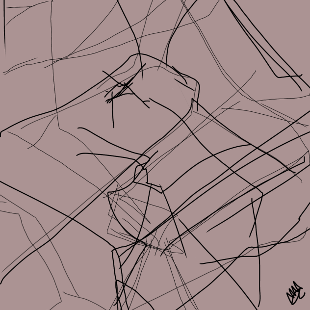 The Cracks of my screen lol