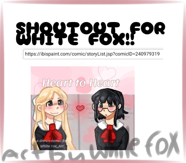 SHOUTOUT FOR WHITE FOX!!