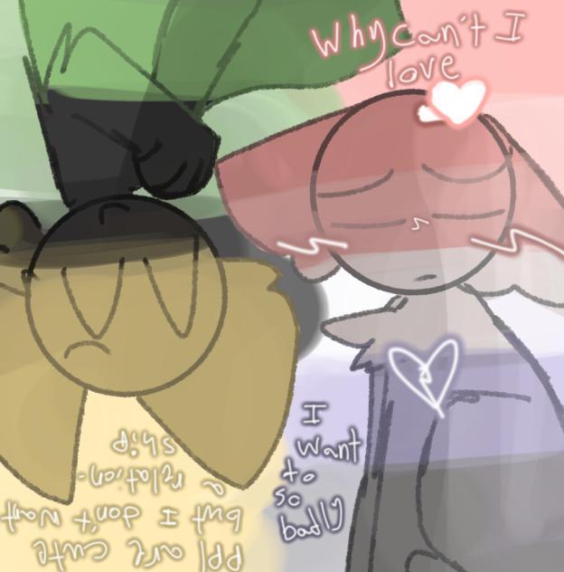 Opposites- Cupioromantic+Orchidromantic