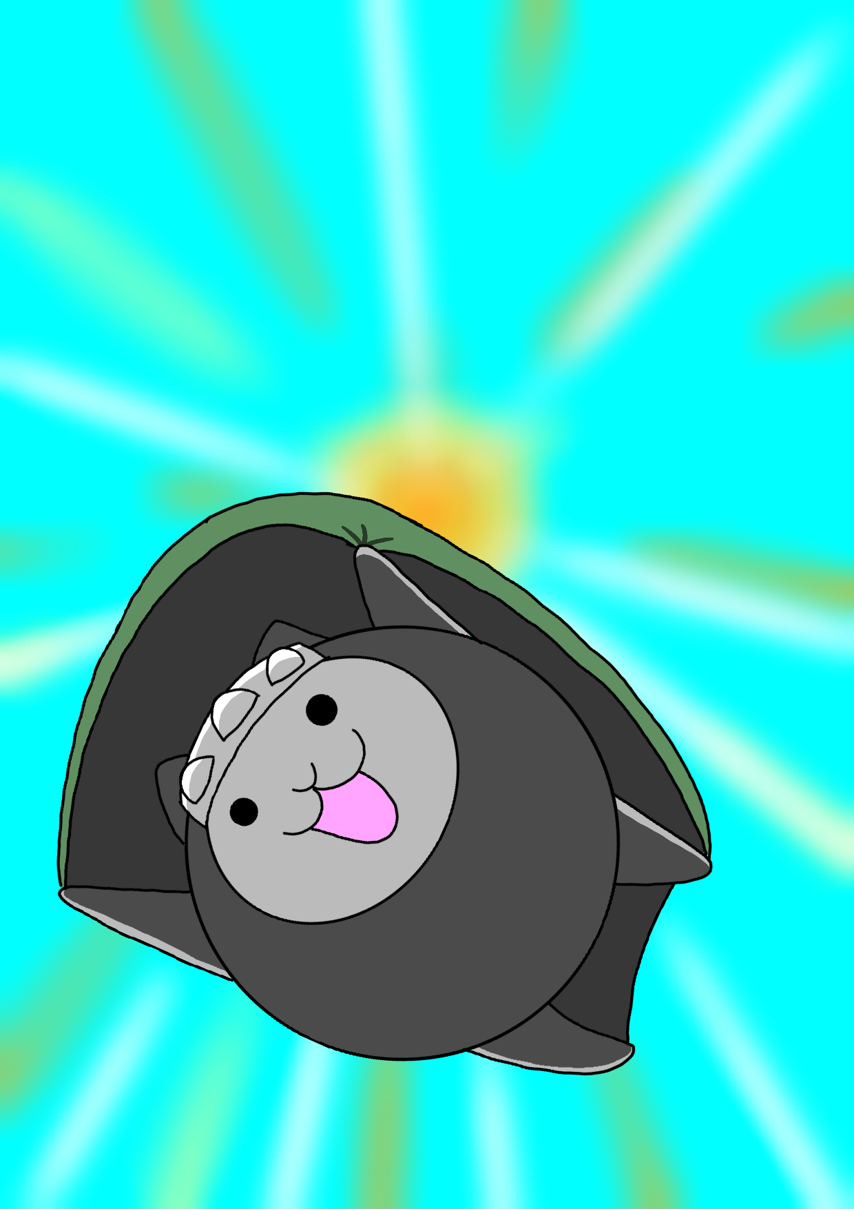 ムササビネコ忍者 - ibisPaint