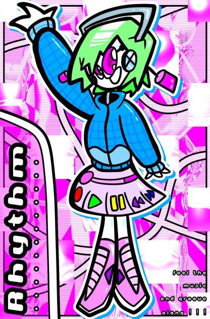 teb oc rhythm fanart so coolllll
