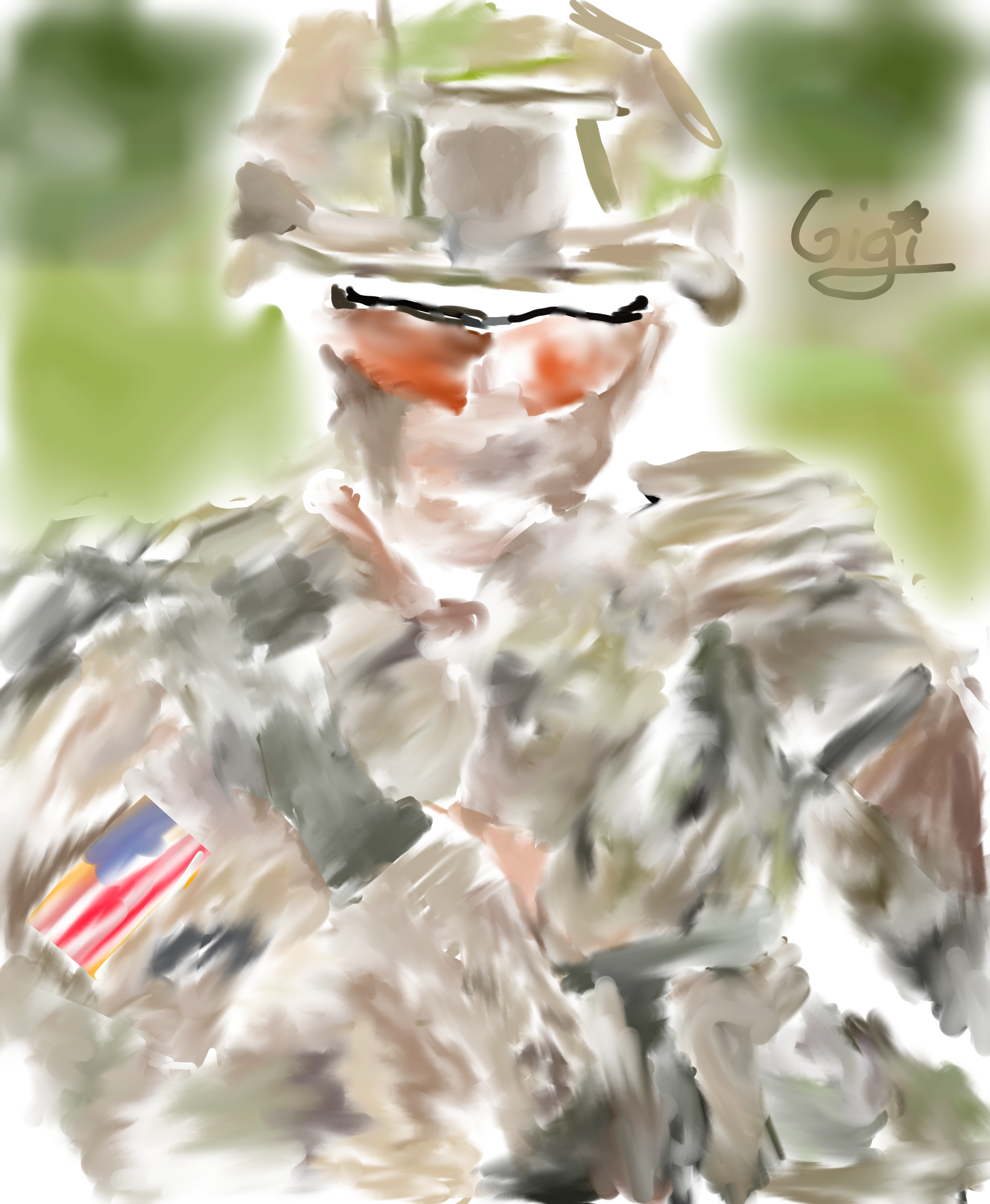 Military Soldier - ibisPaint