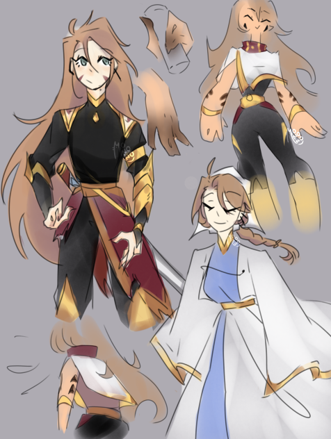 First of the sketches