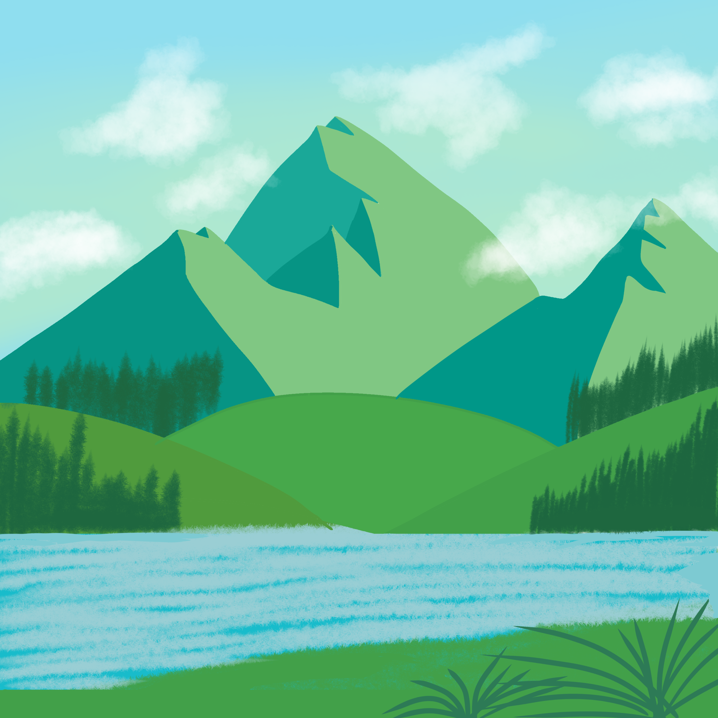 Mountain - ibisPaint