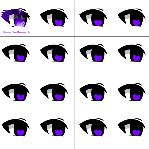 Purple eye collab