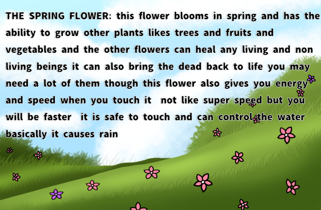 the spring flower info