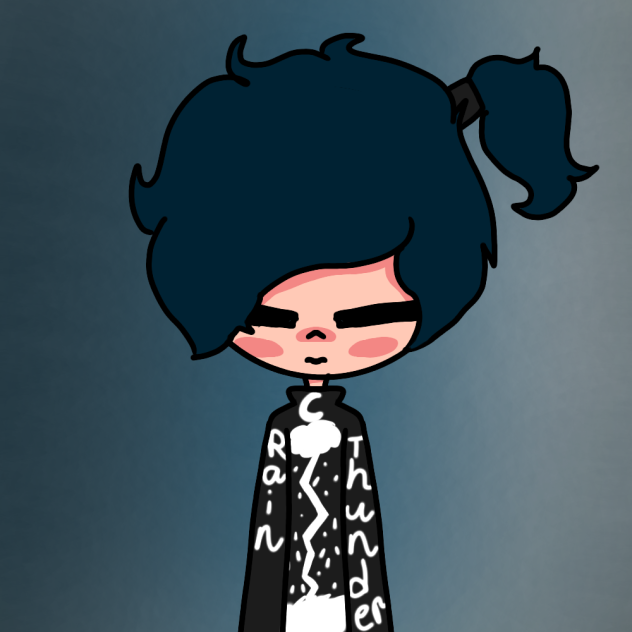 dark Blue hair boy - ibisPaint
