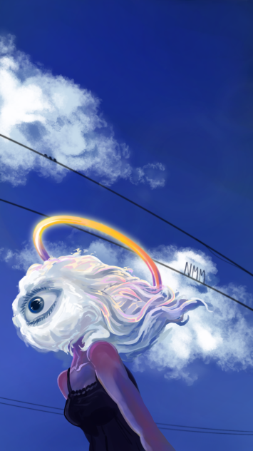 Rainbow cloud