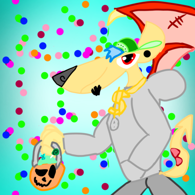 Happy halloween!!! From Jack the wolf 🐺