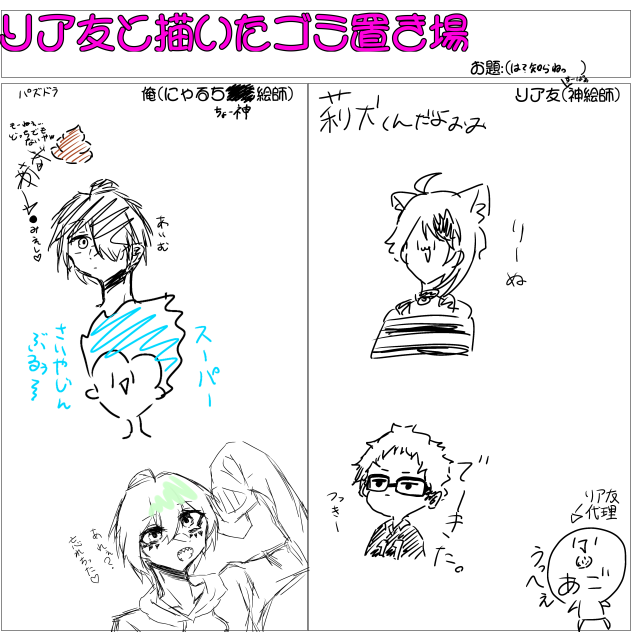 リア友パーティー!!!!!((((何それ