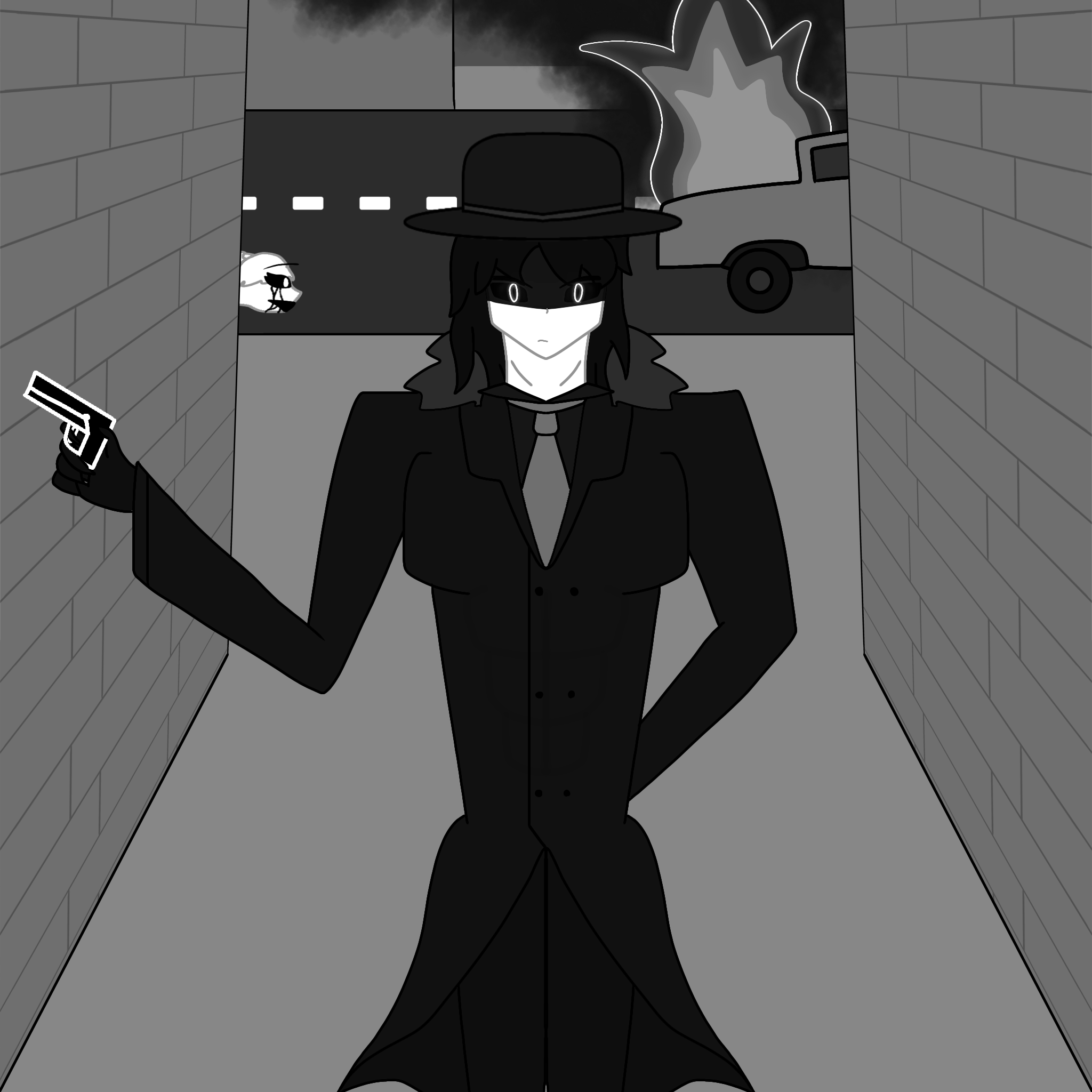What should I name this mafia ghost MJ - ibisPaint