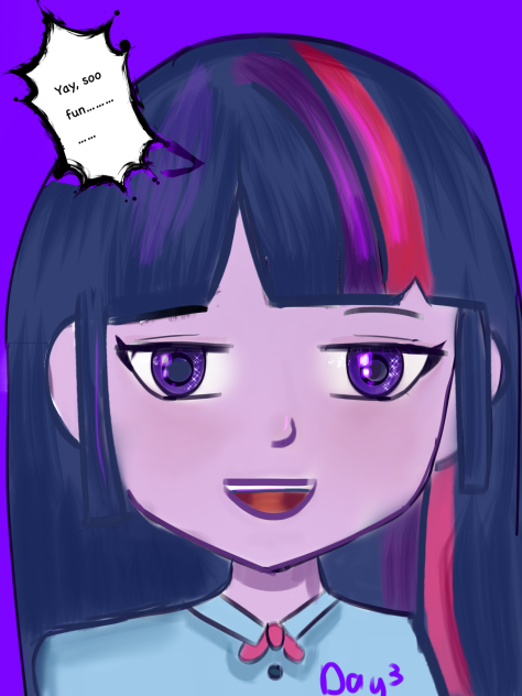Twilight Sparkle My Little Pony Portrait