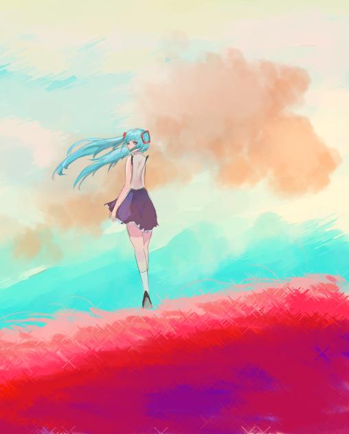 miku a different world - ibisPaint