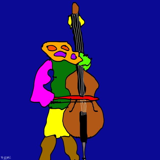 コントラバス奏者