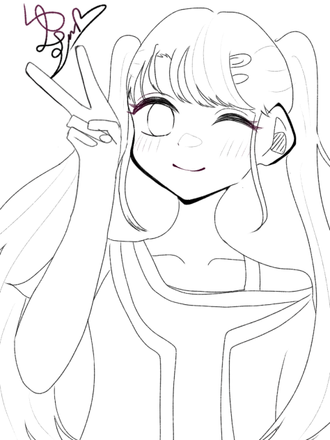 ｳｲﾝｸ   線画とか