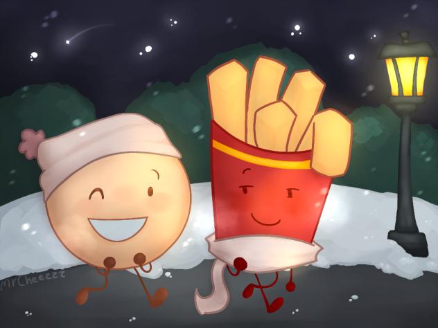 Fries x donut bfdi