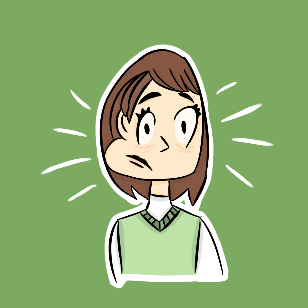 Confused girl - ibisPaint