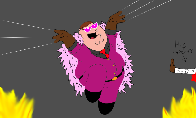 Peter griffin as doflamingo - ibisPaint