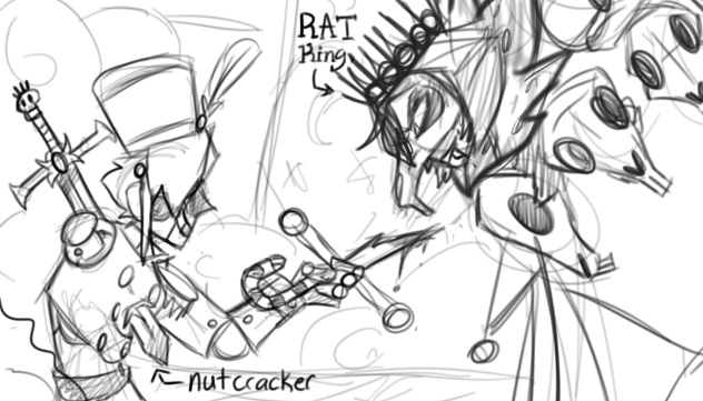 Rat king V.S nutcracker