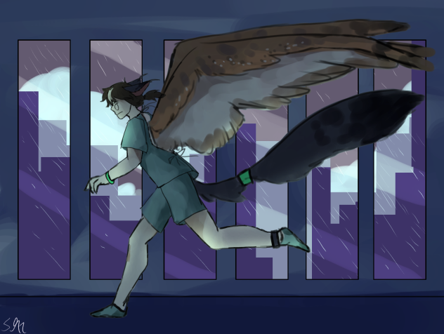 He escapin
