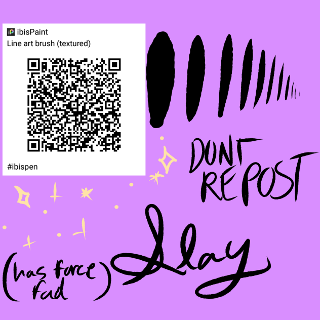 line art brush ibisPaint