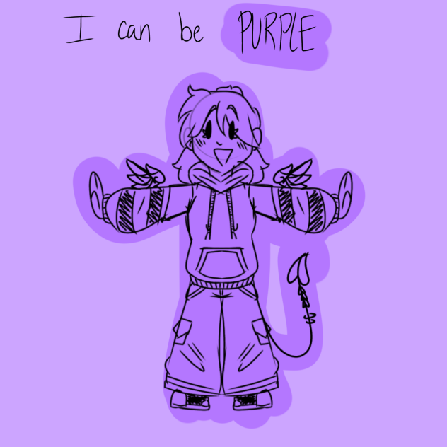 I Can be purple