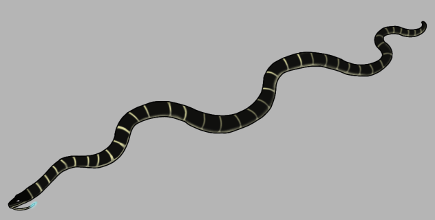 Antarctic Sea Serpent glows