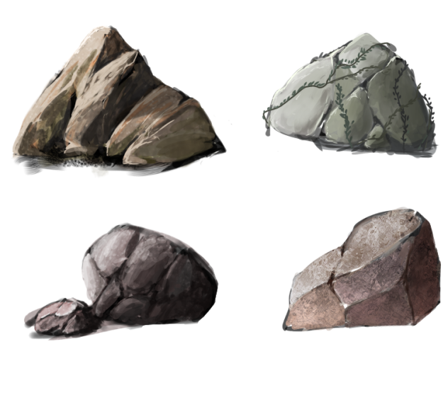 rocks - ibisPaint