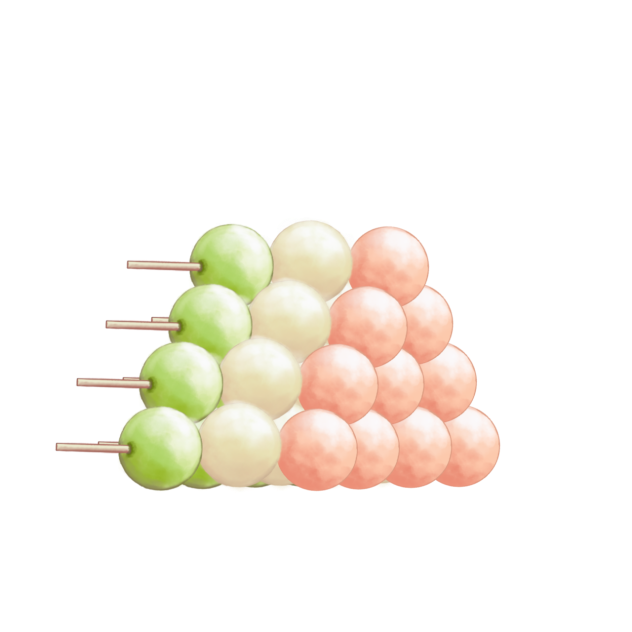 Tri color Dango2