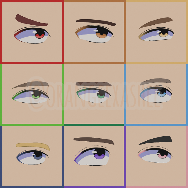 BOYS AND MEN eyes in my artstyle