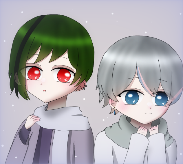 あーす組夜撫でるメノウ
