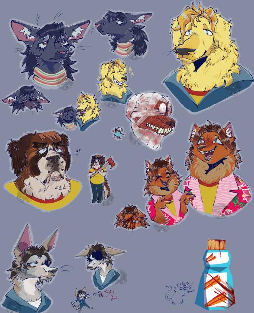 Mouthwashing Dog-Cat au thing