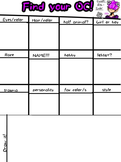 Find your OC!