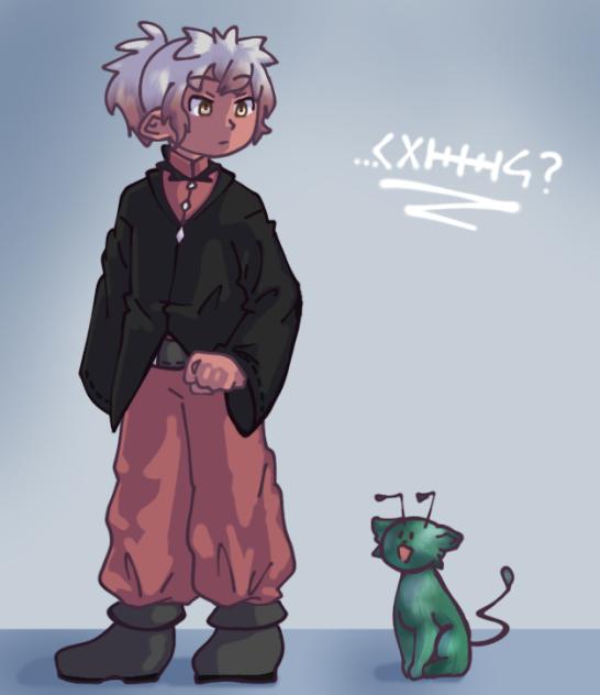 The cat is teeny tiny