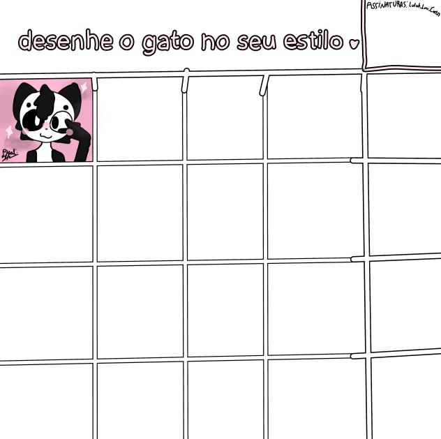 Desenhe o Gato no Seu Estilo